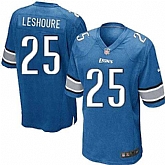 Nike Men & Women & Youth Lions #25 Leshoure Blue Team Color Game Jersey,baseball caps,new era cap wholesale,wholesale hats